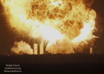 머스크 스타십 또 폭발…"질소 탱크 결함 가능성"