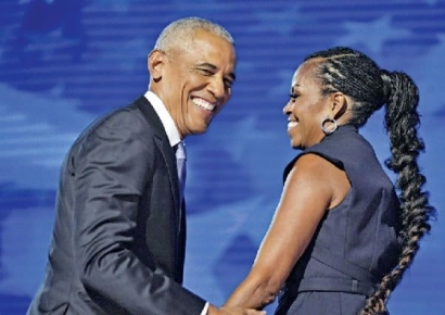 '이혼설' 미셸 오바마 "아들 안 낳아 다행"...팟캐스트 출연 