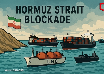 전쟁 공포 속 조용히 뒤에서 웃는다…'운임 408% 폭등' 배가 곧 권력 [주末머니]