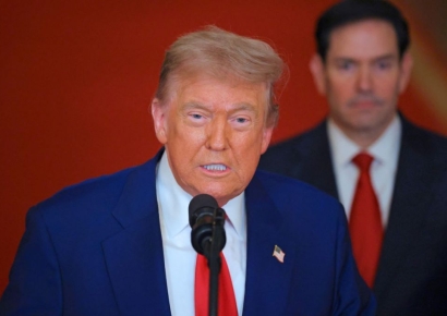 트럼프, 호르무즈 해협 봉쇄 우려에 "모두 유가 낮춰라" 촉구