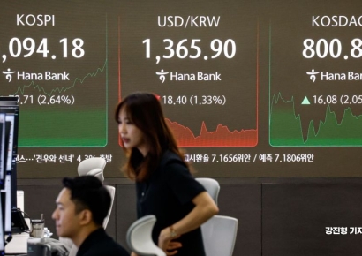 [포토] 코스닥, '11개월만에 800선 돌파'