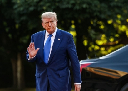 트럼프, 나토 집단방위 이행 묻자 "정의에 따라 달라"