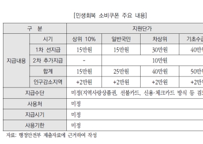 추경 경제성장 효과 최대 0.32%P…'민생회복 소비쿠폰'에 성패 달려