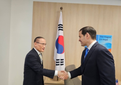 위성락 안보실장, 나토 정상회의서 루비오 美 국무장관 양자 면담