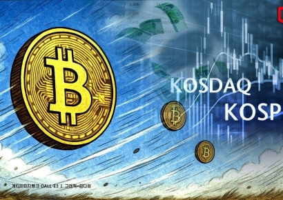 주식시장에 불어오는 가상자산 바람