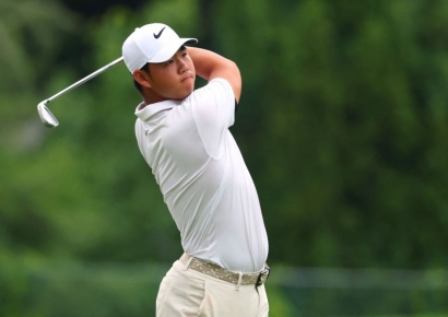 김주형, 버디만 5개…'스윙 교정 효과'