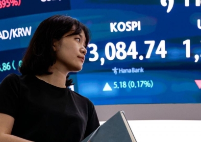 [포토] 개인-기관 매수세에 코스피 3080선 회복