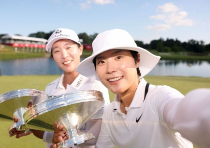 임진희와 이소미, 첫 승 합작…연장 우승 버디(종합)