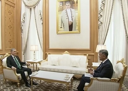 정원주 대우건설 회장, 투르크메니스탄 국가최고지도자와 현지 사업 논의