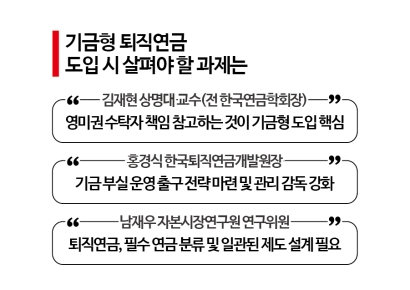 전문가들 "수탁자 책임·수급권 보호 강화해야"[기금형 퇴직연금]⑤