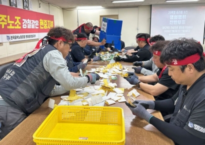 HD현대중공업 노조 파업 가결…64% 찬성
