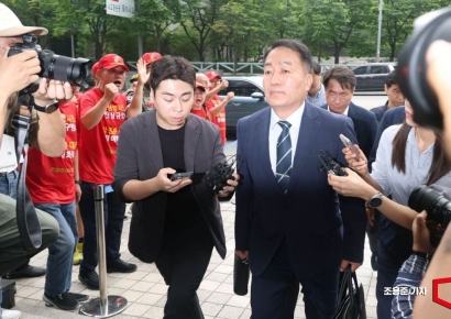 [포토] 특검 출석하는 김계환 전 해병대 사령관