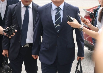 [포토] 김계환 전해병대 사령관 특검 출석