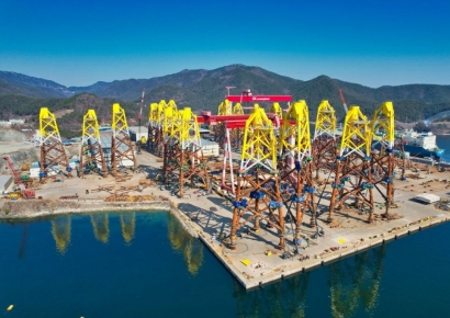 [르포]축구장 220개 크기…'세계 최대' 해상풍력 공장 짓는 SK오션플랜트