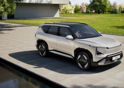 기아, EV5 내·외장 디자인 공개…올해 하반기 국내 출시