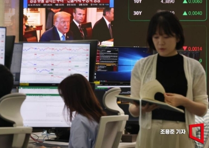 [포토] 트럼프 관세 서한발송 우리 증시 영향은?