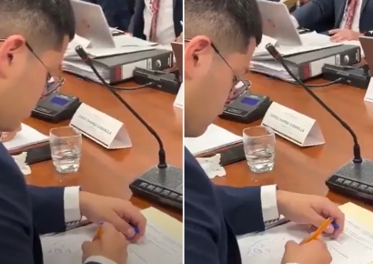 "아직 10대여서?"…회의 중 낙서하다 걸린 에콰도르 최연소 의원