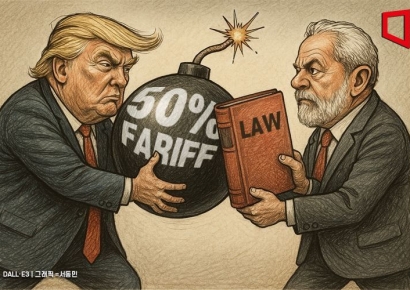 브라질-인도 정상 통화…트럼프 ‘50% 관세 폭탄’에 공동 대응