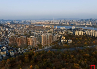 용산공원 뷰 고급 오피스텔 '더파크사이드 스위트' 가보니