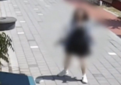 20대 여경이 대낮 흉기 들고 도심 활보