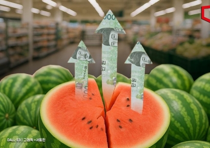 수박 한 통 3만원 육박…폭염에 농산물 값 줄줄이 급등