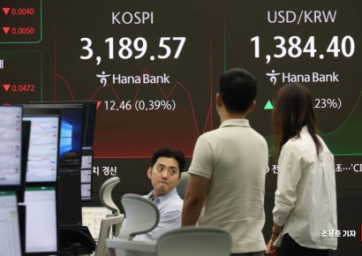 코스피, 3200선 회복…코스닥은 1.65%↑