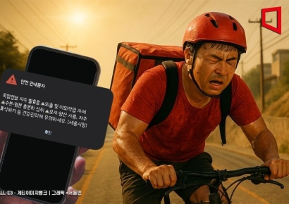 버터도 녹여버린 날씨…유일한 휴식처는 벤치·정류장[위기의 노동자]③