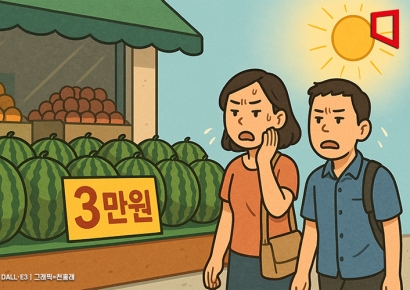 폭염에 수박값 고공행진…정부 "이달 하순 수급 안정될 것"