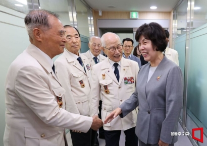 [포토] 호국영웅보훈회관 찾은 강정애 장관