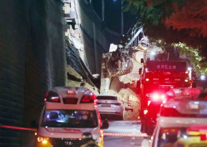 중대본부장 "오산 옹벽붕괴 사고 수습 만전…상황관리관 급파"