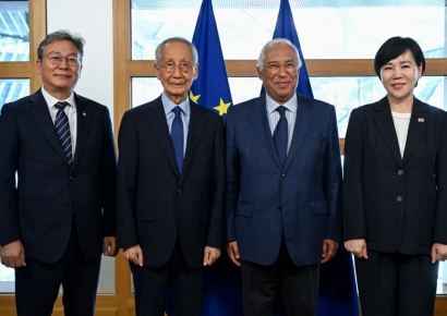 EU특사단, 李대통령 친서 전달…EU "정상회담 개최 희망"