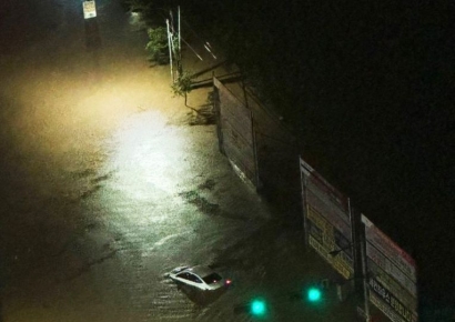 서산 419.5㎜ 쏟아졌다…중부지방도 '비폭탄' 중대본 2단계 격상