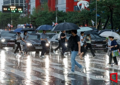 [포토] '중부지방에 장대비'