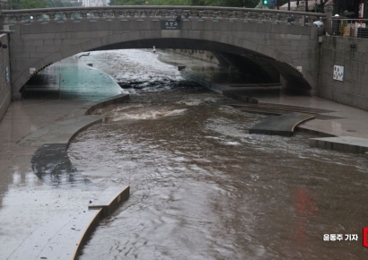 폭우 쏟아진 경기 가평서 주민 5명 급류에 실종…대보교 월류