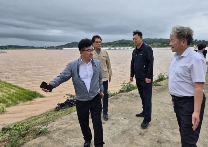 송춘수 NH농협손보 대표, 당진 호우 피해 현장 긴급 점검