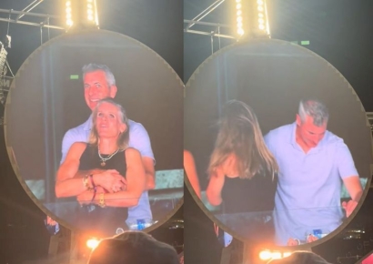 콘서트서 포착된 백허그에 '발칵'…부인은 SNS서 남편이름 '삭제', 회사는 내부조사 착수