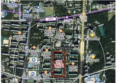 '준공 39년' 강동구 고덕현대아파트 재건축 추진…952가구 규모 재탄생