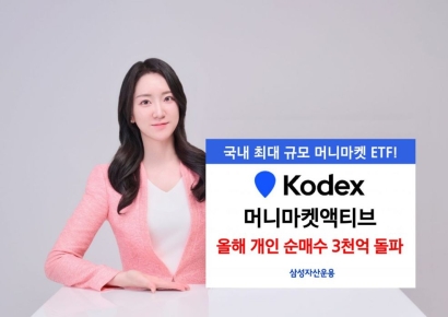 삼성자산, KODEX 머니마켓액티브 올해 개인순매수 3000억 돌파