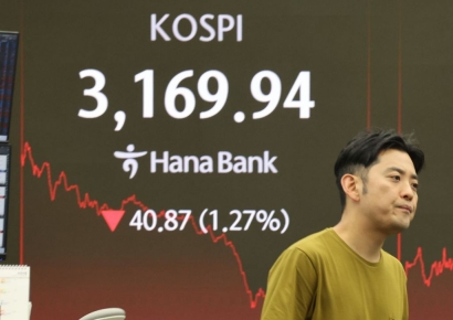 코스피, 외인·기관 매수에 상승세…코스닥은 하락 전환