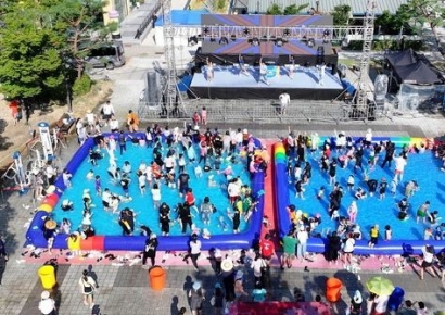 물 폭탄에 시름 깊은데… 물놀이 축제한다는 지자체 '시끌'