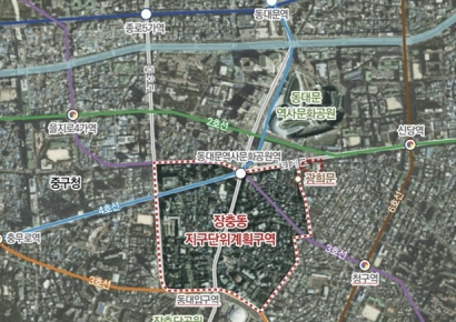 장충동 일대, 높이제한·건폐율 완화…민간개발 유도 나선다