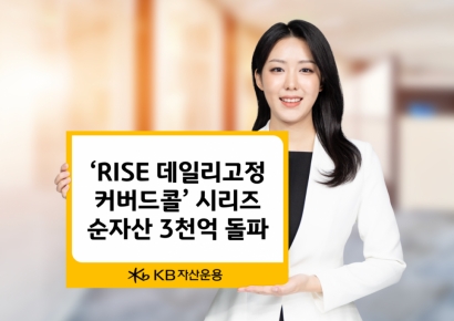 KB자산운용, 'RISE 데일리고정커버드콜' ETF 시리즈 순자산 3000억 돌파