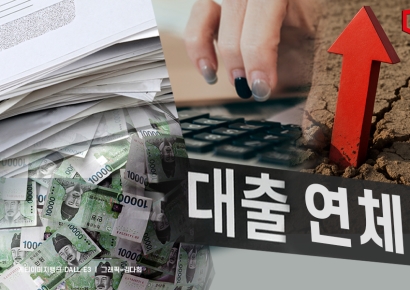 5월 원화대출 연체율, 8년6개월 만에 사상 최고 기록