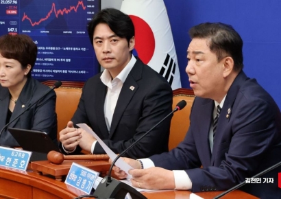 [포토] 김병기 "이재명호 출항 방해 용납 않겠다다…野 선넘지 말라"