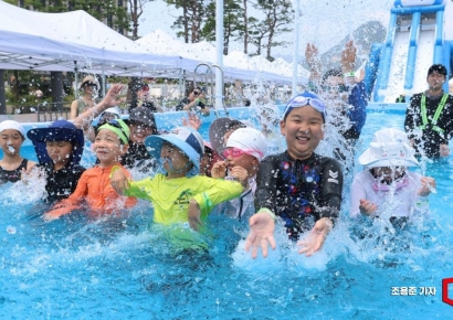 [포토] 서울 36도, 신나는 물놀이