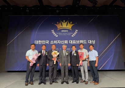 충남 대표 쌀 '청풍명월 골드', 13년 연속 소비자 신뢰 브랜드 대상 