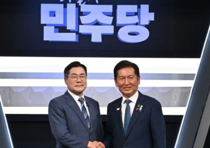"내란세력과 협치 없어"…정청래·박찬대, 2차 TV토론서 한 목소리