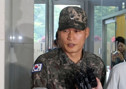[포토] 해병특검, 박진희 전 군사보좌관 소환