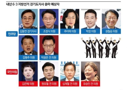 경기도지사…'김동연 도전자' 넘쳐난다[지방선거 출마자]②