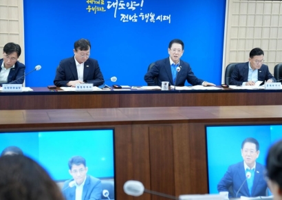 김영록 지사 "현안 국정과제 채택·국비 확보 집중해야"